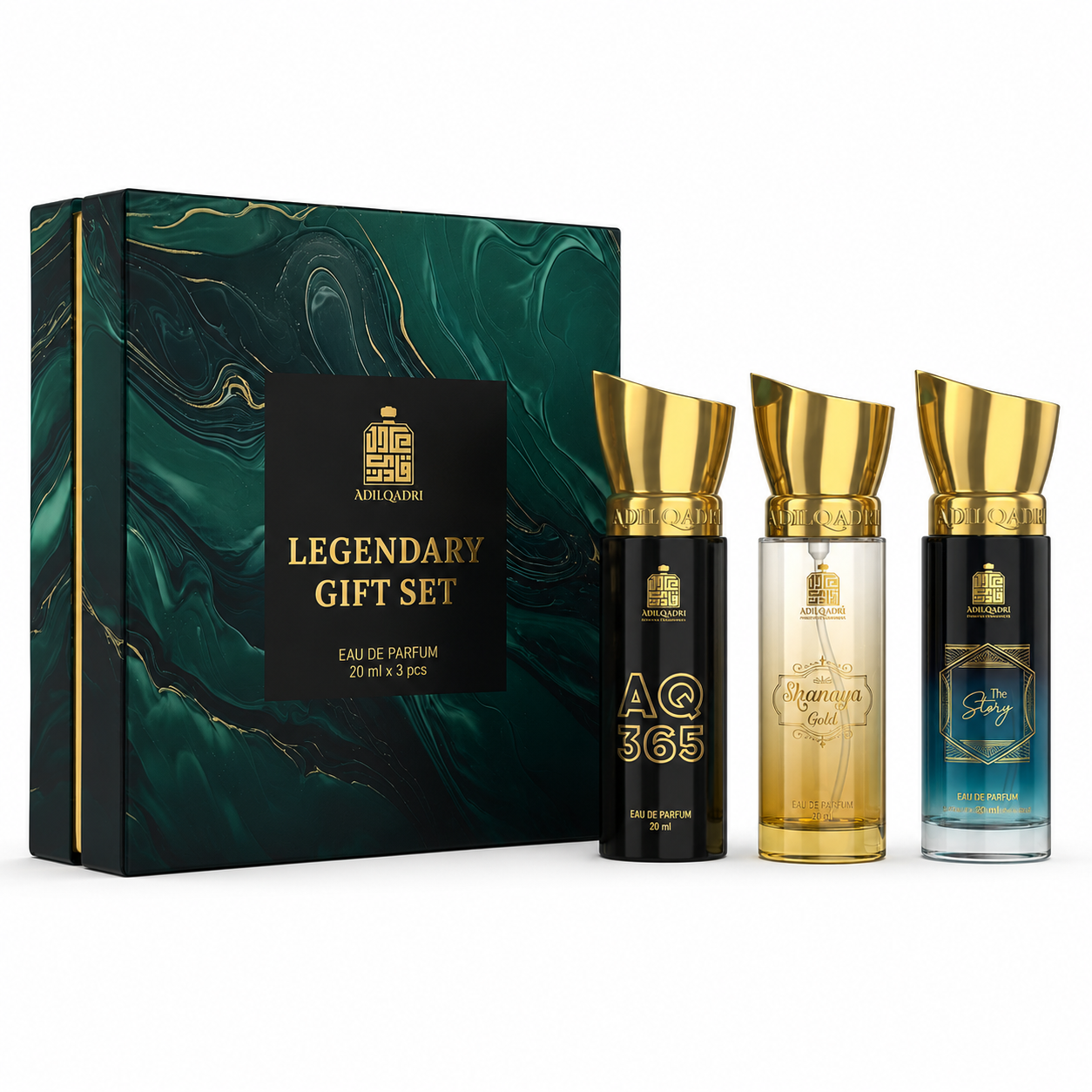 Legendary Gift Set 3 Pcs Set of Premium Perfume Spray