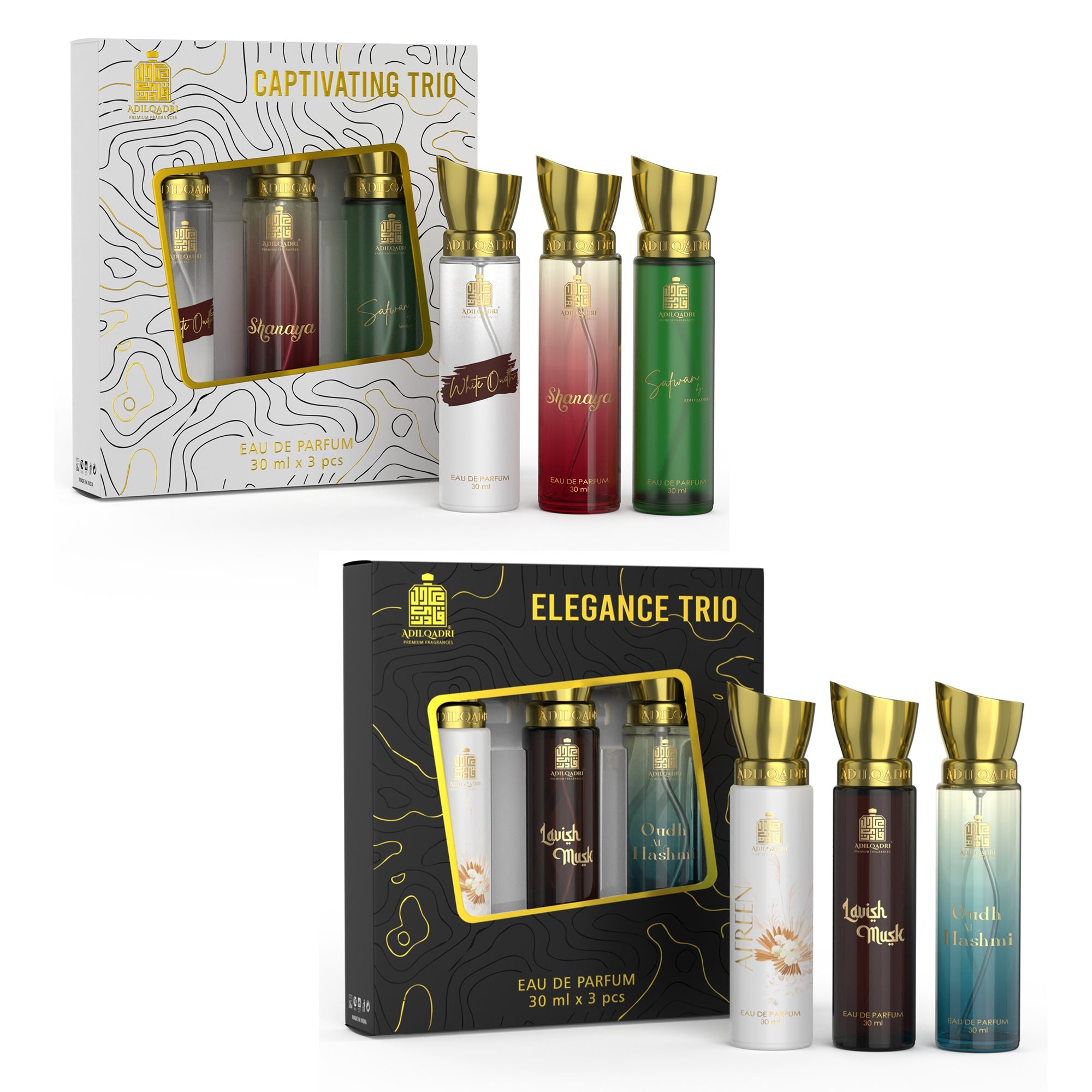 Elegance Trio 3 Pcs Premium Perfume Spray 30ml x 3