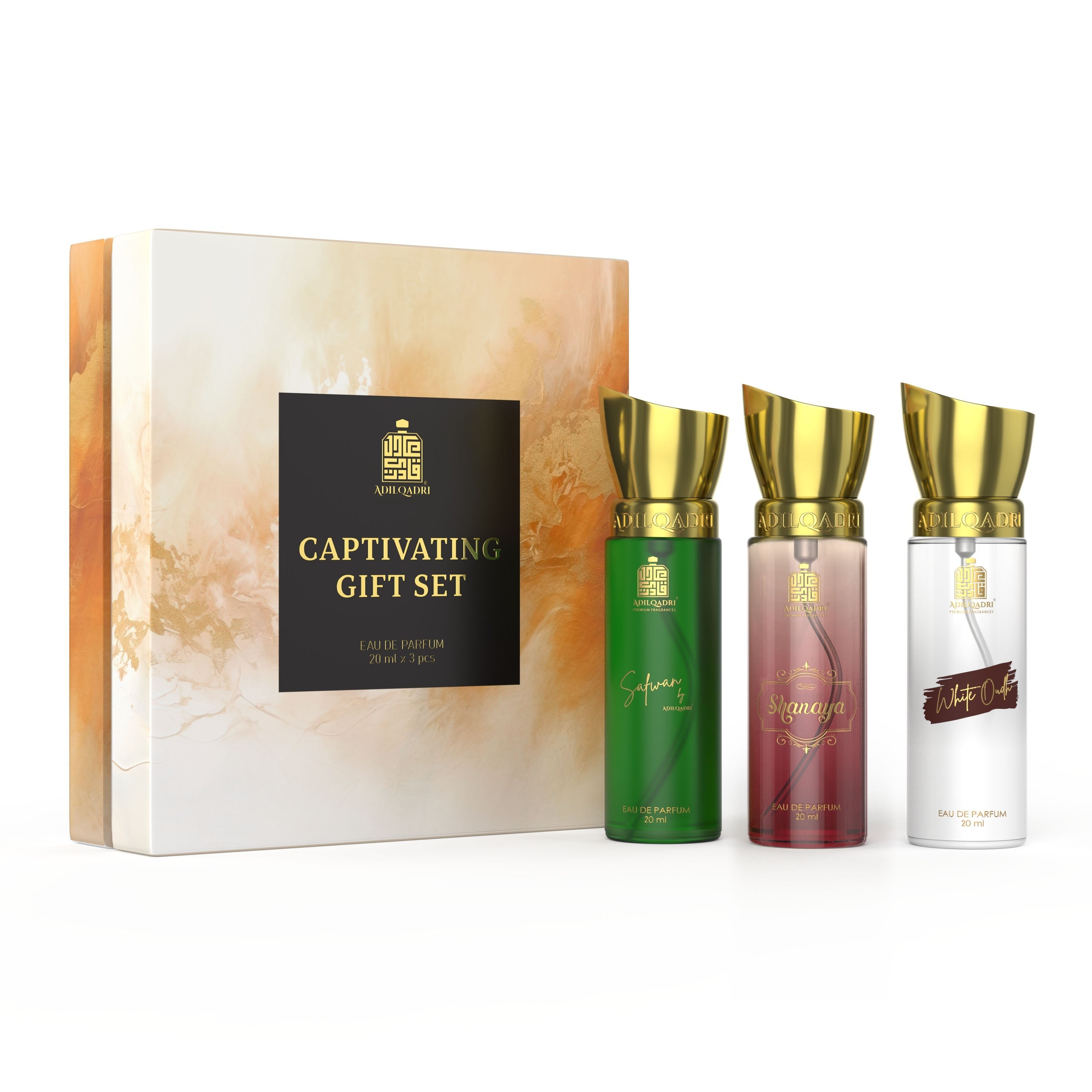 Captivating Trio 3 Pcs Set Of Premium Perfume Spray